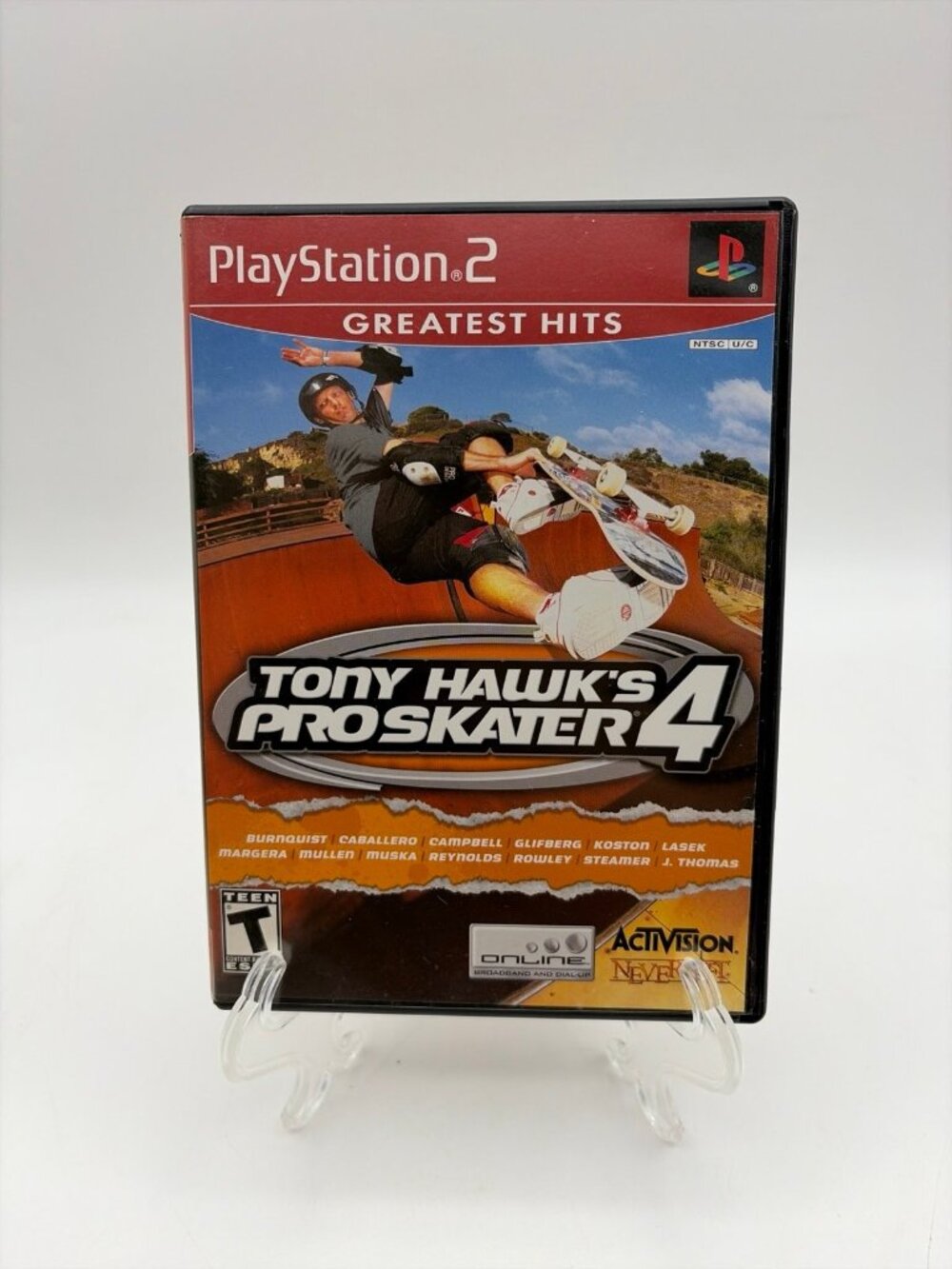 Tony Hawk's Pro Skater 4 (Sony PlayStation 2, PS2) Complete w/ Manual CIB Tested